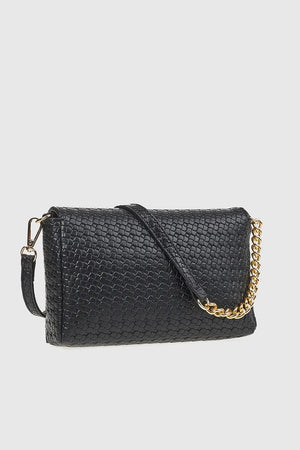 VERDE FASHION | Pochette ecopelle trama intrecciata