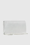 VERDE FASHION | Pochette in raso con patta