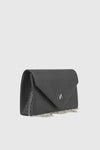 VERDE FASHION | Pochette in raso con patta