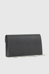 VERDE FASHION | Pochette in raso con patta