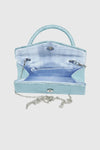 VERDE FASHION | Pochette in rafia con patta