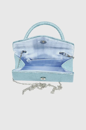 VERDE FASHION | Pochette in rafia con patta