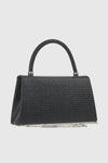 VERDE FASHION | Pochette in rafia con patta