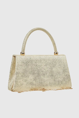 VERDE FASHION | Pochette in rafia con patta
