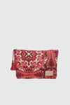 VERDE FASHION | Pochette mare in cotone fantasia maioliche