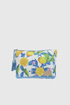 VERDE FASHION | Pochette mare in cotone fantasia limoni