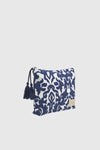VERDE FASHION | Pochette mare in cotone fantasia cachemire