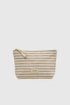 VERDE FASHION | Pochette mare in rafia a righe