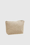 VERDE FASHION | Pochette mare in rafia a righe