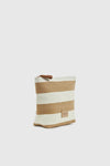 VERDE FASHION | Pochette mare in rafia a righe