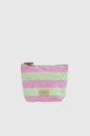 VERDE FASHION | Pochette mare in rafia a righe