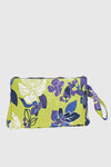 VERDE FASHION | Pochette mare in cotone fantasia fiori