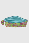 VERDE FASHION | Pochette mare in cotone fantasia floreale