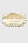 VERDE FASHION | Beauty case in cotone a righe