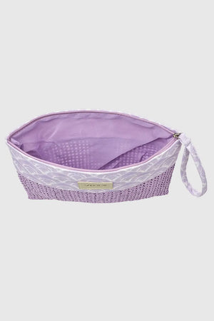 VERDE FASHION | Pochette mare in rafia e tessuto
