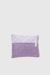 VERDE FASHION | Pochette mare in rafia e tessuto