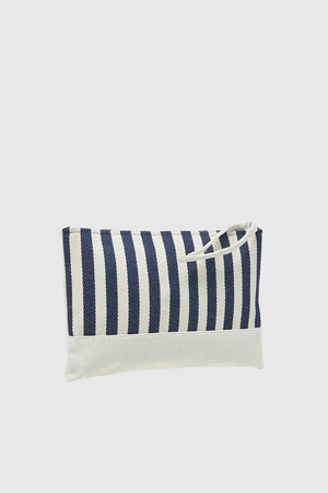 VERDE FASHION | Pochette mare in tessuto a righe