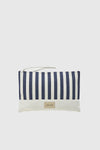 VERDE FASHION | Pochette mare in tessuto a righe