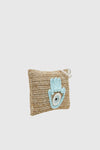 VERDE FASHION | Pochette mare in rafia mano di Fatima