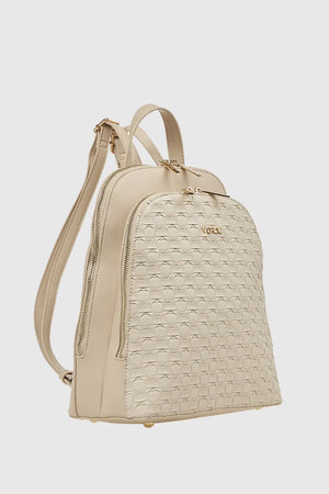 VERDE FASHION | Zaino doppia zip intrecciato