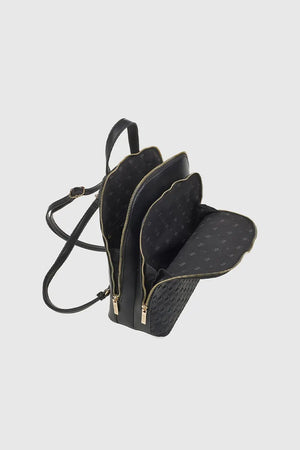 VERDE FASHION | Zaino doppia zip intrecciato
