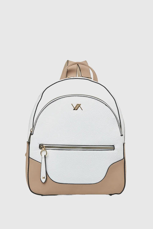 VERDE FASHION | Zaino con zip e tasche esterne