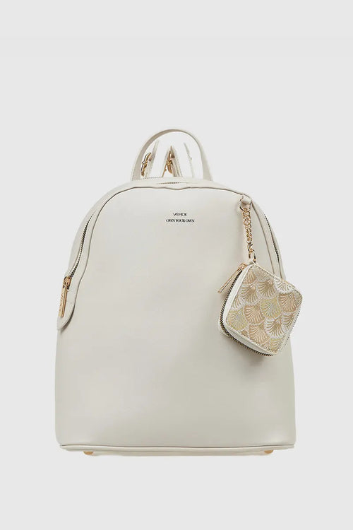 VERDE FASHION | Zaino doppia tasca con portamonete