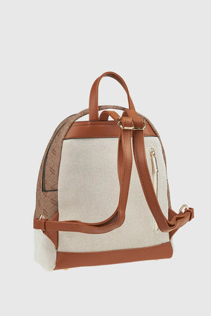 VERDE FASHION | Zaino in tessuto trama logo