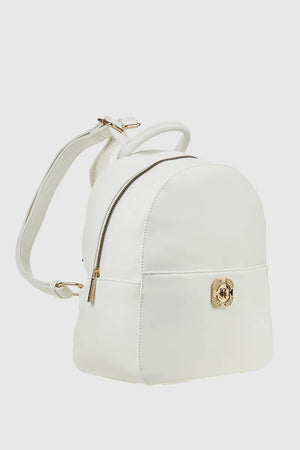 VERDE FASHION | Zaino in ecopelle tasca frontale