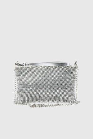VERDE FASHION | Pochette bustina con strass