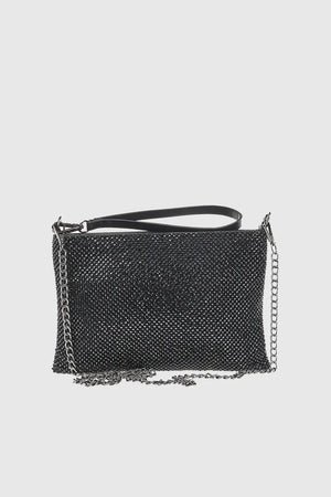 VERDE FASHION | Pochette bustina con strass