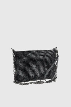VERDE FASHION | Pochette bustina con strass