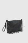 VERDE FASHION | Pochette bustina con strass