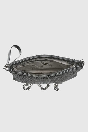 VERDE FASHION | Pochette bustina con strass
