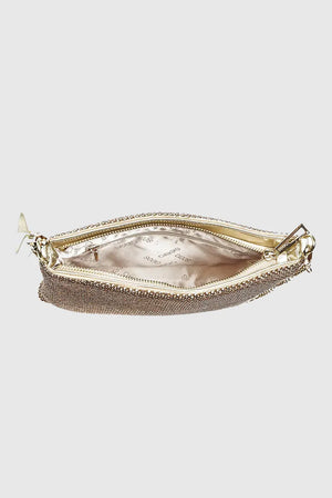 VERDE FASHION | Pochette bustina con strass