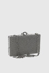 VERDE FASHION | Pochette rigida con strass