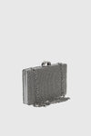 VERDE FASHION | Pochette rigida con strass