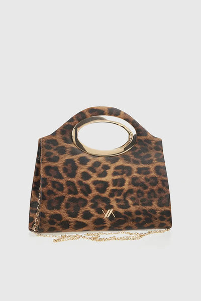 VERDE FASHION | Pochette stampa maculata