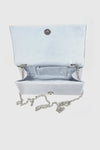 VERDE FASHION | Pochette con patta strass