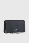 VERDE FASHION | Pochette con patta strass