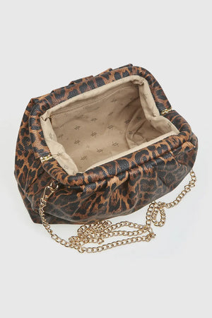 VERDE FASHION | Pochette stampa maculata