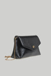 VERDE FASHION | Pochette in ecopelle verniciata