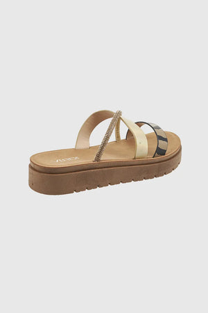 VERDE FASHION | Ciabatte flatform in ecopelle
