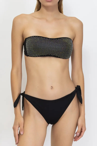 VERDISSIMA | Bikini fascia e slip Glamour Netting