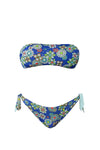 VERDISSIMA Mare | Bikini fascia imbottita+slip annodato Crystal