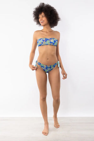VERDISSIMA Mare | Bikini fascia imbottita+slip annodato Crystal