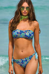 VERDISSIMA Mare | Bikini fascia imbottita+slip annodato Crystal