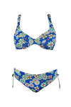VERDISSIMA Mare | Bikini ferretto imbottito+slip coulisse Crystal