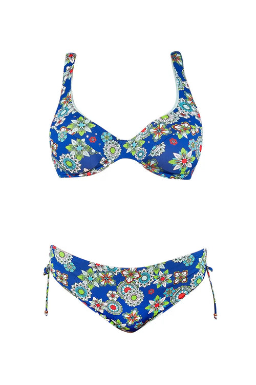VERDISSIMA Mare | Bikini ferretto imbottito+slip coulisse Crystal