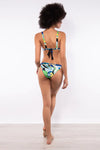 VERDISSIMA Mare | Bikini ferretto imbottito+slip coulisse Abstract